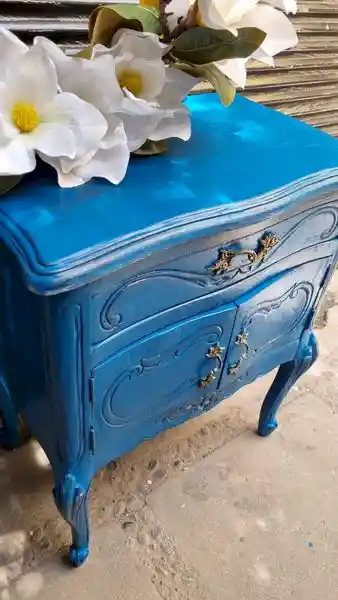 Pintura Vintage Azul Adriático