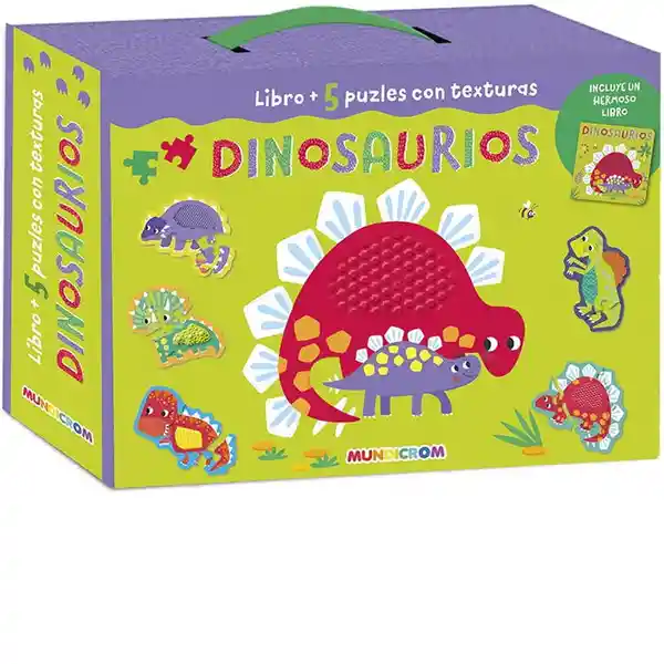 Mundicrom Puzle Dinosaurios Libro Con Textura