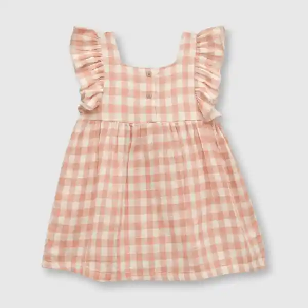 Vestido Cuadrille Dark de Bebé Niña Rose Talla 36M Colloky