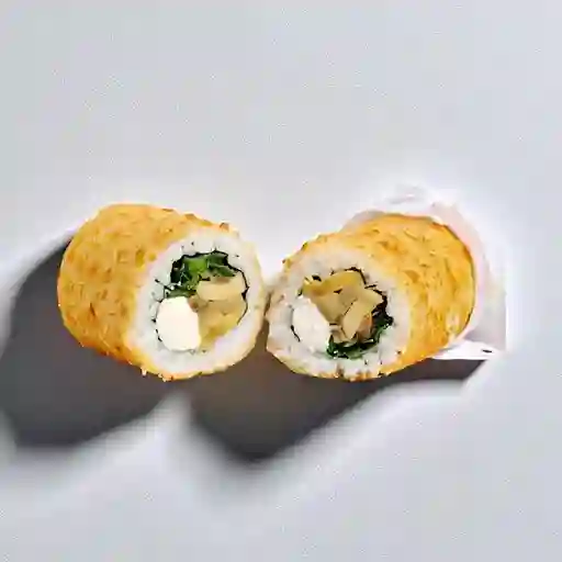 Hand Roll Champiñón, Queso Crema y Cebollín