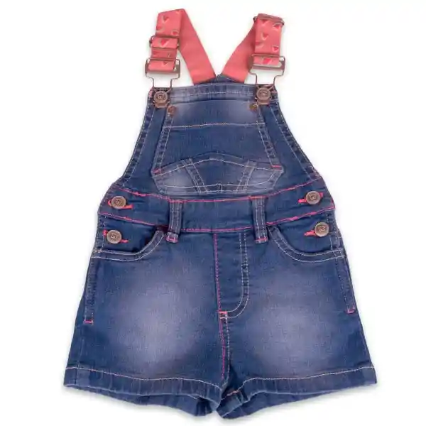 Jardinera Bebé Niña Denim Talla 24 M Pillín