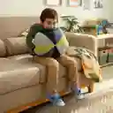 Cojín Abriga Manos Multicolor Verde 38 x 32 x 15 cm Casaideas