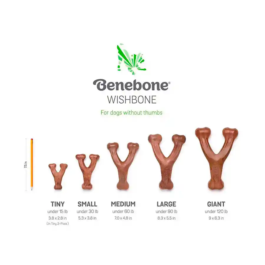 Benebone Juguete Para Perro Wishbone Pollo M