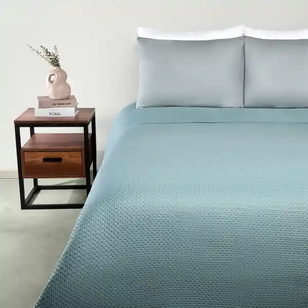 Cubrecama 2 Plazas Promo Verde PV25 Ripley Home