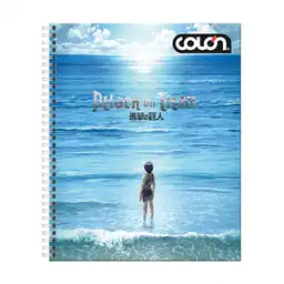  Colon Cuaderno Universitario Attack On Titan 100 Hojas  