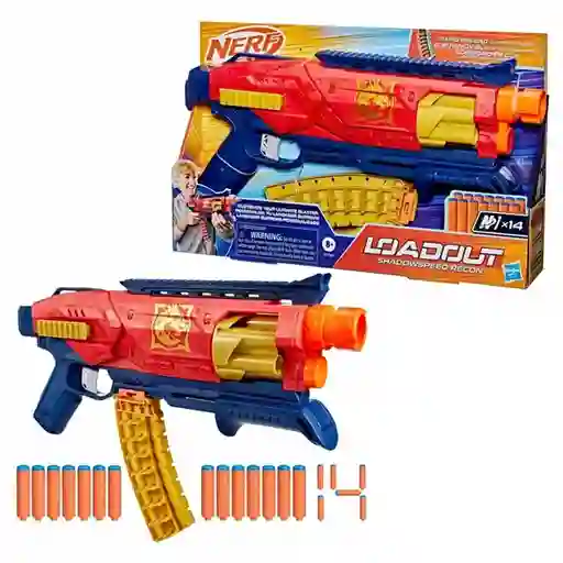 Nerf Juguete Loadout Shadowspeed Rec