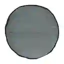 Cojín de Algodón Con Bordado Diámetro Gris 35 cm