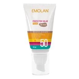 Emolan Protector Solar Facial Con Tono Fps 50