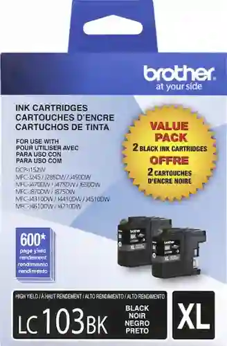 Brother Tinta Negro Lc103Bk XL