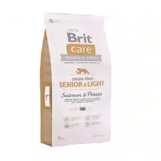 Brit Care Alimento para Senior & Light Sabor Salmón y Papas