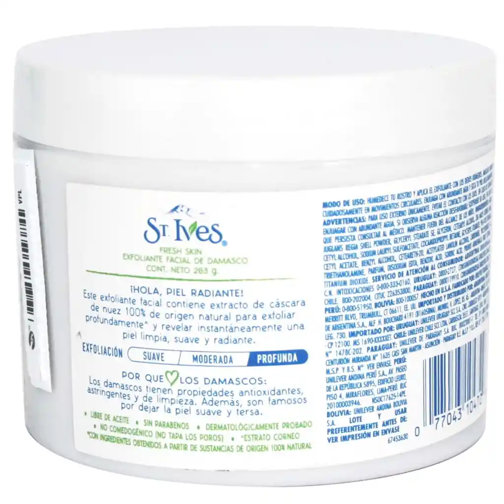 ST. Ives Exfoliante Durazno Fresh Skin