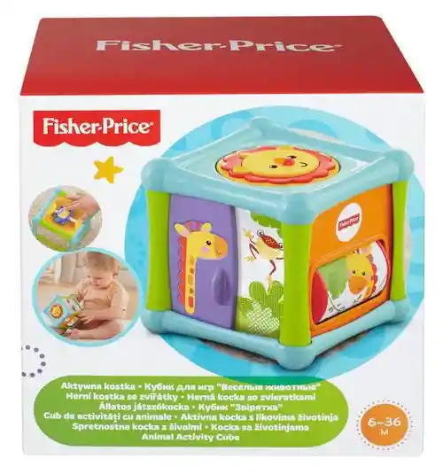Fisher Price Cubo Didáctico Animalitos de Actividades
