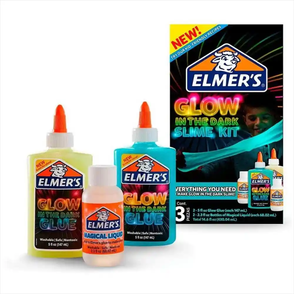 Slime Elmers Glow + Activador