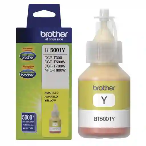 Brother Botella de Tinta BT5001Y 5000 Páginas Amarillo DCP MFC