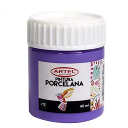 Artel Pintura Porcelana Púrpura