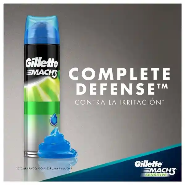 Gillette Gel de Afeitar Mach3 Sensitive