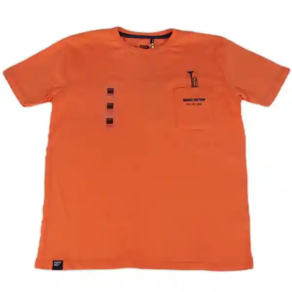 Polera Niño Naranja Pillin 14