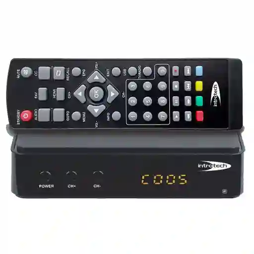 Introtech Decodificador de tv Digital Con Control