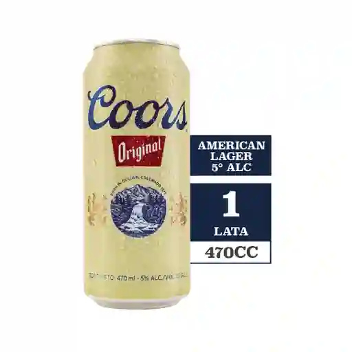 Coors Cerveza Original en Lata 1 Und