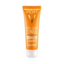 Vichy Idéal Soleil Protector Solar 3 en 1 Anti-Manchas Fps 50