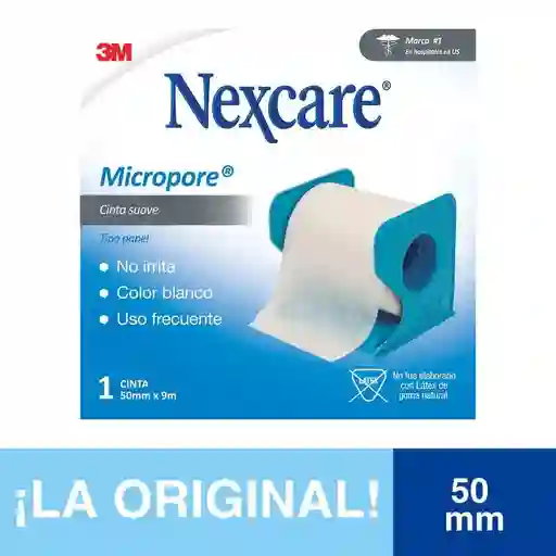 Nexcare Micropore Cinta Adhesiva Microporosa