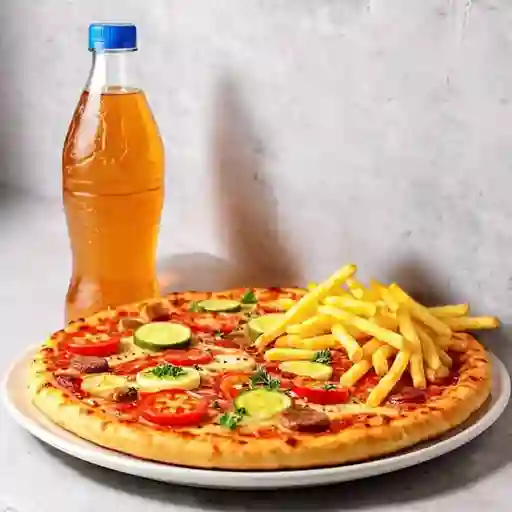 Gigante 6p Vegetarian+ Papas+ Bebida 2 l
