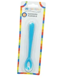 Cuchara Flexible Para Bebe Azul