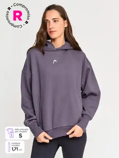 Head Polera Cang Rib Mujer Negro M SS25