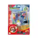 Súper Mario Juego de Balancín Escena Vuelo