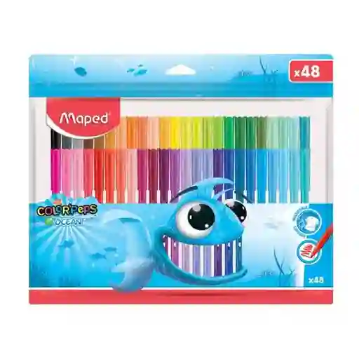 Maped Estuche Marcadores Ocean Colores