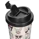 Vaso Térmico Plástico Con Diseño 400 mL