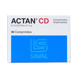 Actan CD 20 mg Comprimidos Dispersables