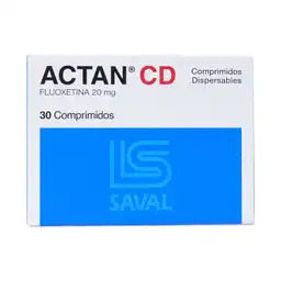 Actan CD 20 mg Comprimidos Dispersables