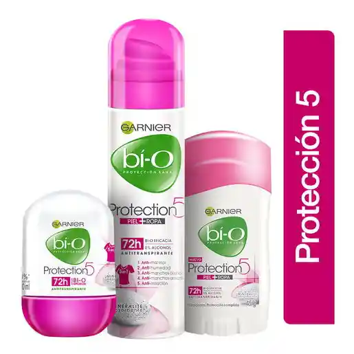 Bi-O Desodorante en Spray Protección 5 en 1 Piel + Ropa 