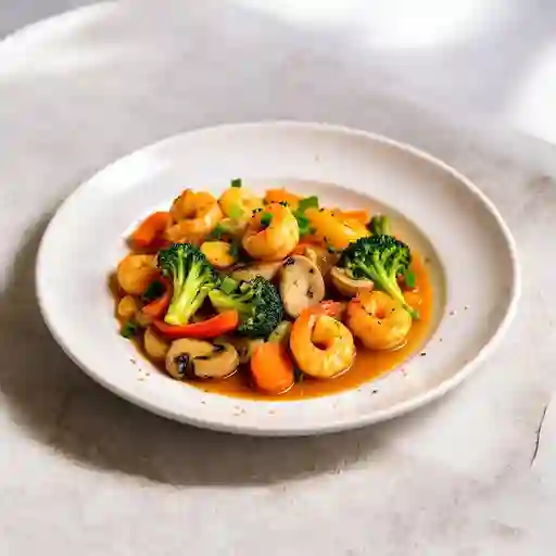 Chop Suey De Camarones