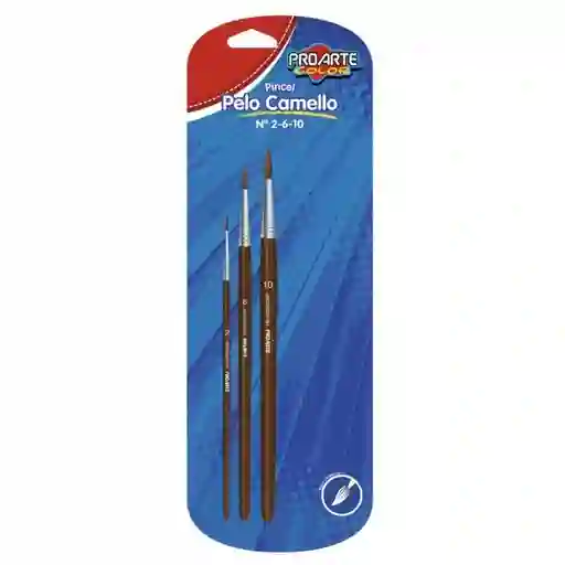 Proarte Pack Pinceles Camello N 2-6-10