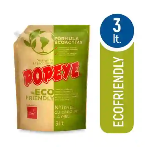 Popeye Detergente Líquido Ecofriendly Fórmula Ecoactiva