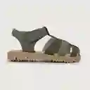 Sandalias Franciscana Velcro Niño Old Militar Talla 23 Opaline