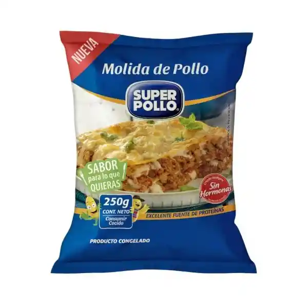 Super Pollo Molida de Pollo Congelado