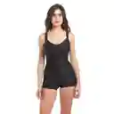 Traje de Baño Deportivo Con Piernas Negro Talla M Samia