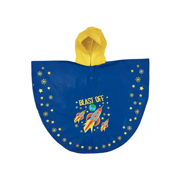 Floss & Rock Poncho Cambia de Color Cohete