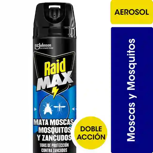 Raid Insecticida en Aerosol Max Doble Acción
