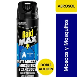 Raid Insecticida en Aerosol Max Doble Acción

