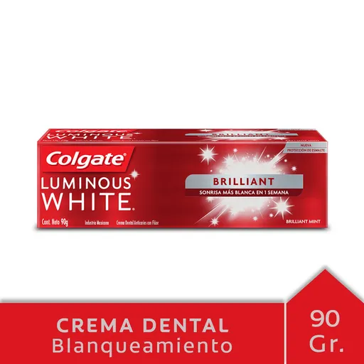Colgate Crema Dental Luminous White Brilliant