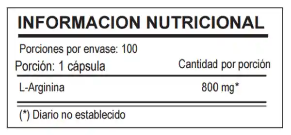 Ultimate Nutrition Arginina Power Original (800 mg)