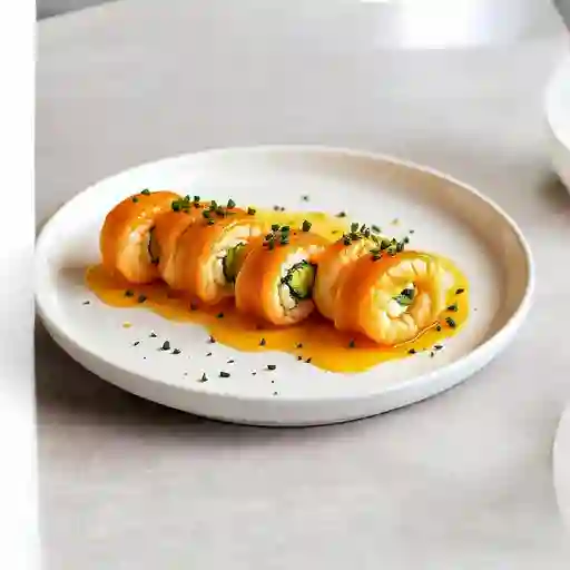 Camaron Envuelto En Salmon