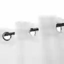 Set Cortina Velo Estampado Trama Ojetillos 140 x 240 Casaideas