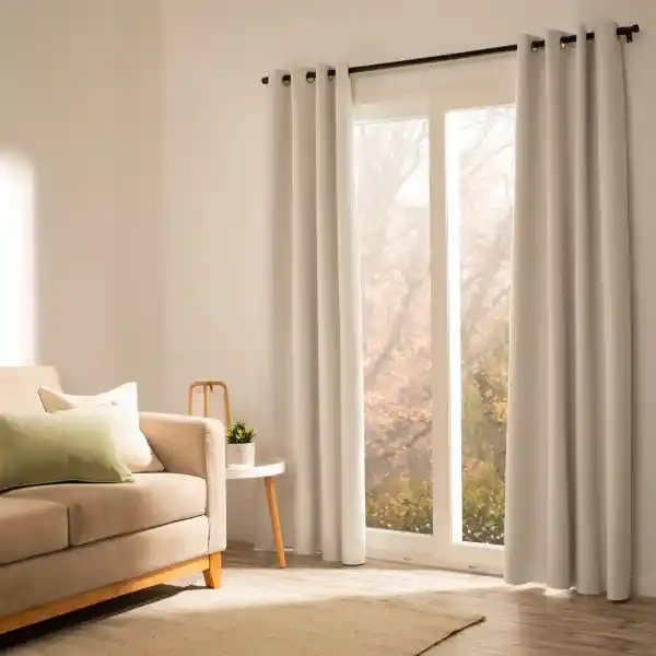 Cortina Blackout Silicona Ojetillos 140 x 240 cm Casaideas