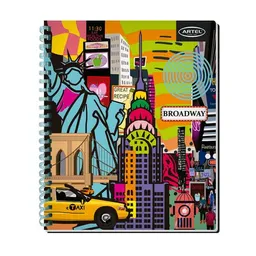Artel Cuaderno Universitario 100 Hojas Urban Soft 7 mm
