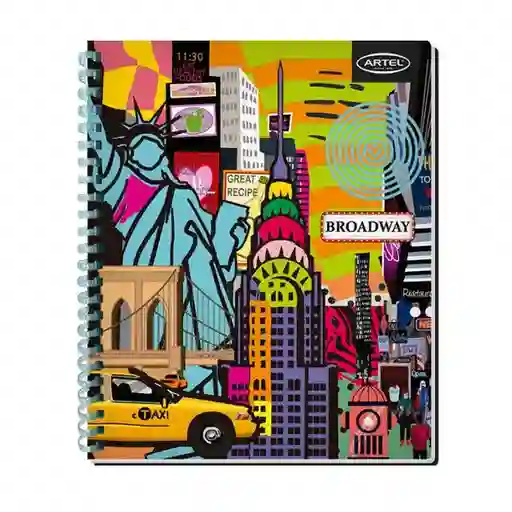 Artel Cuaderno Universitario 100 Hojas Urban Soft 7 mm